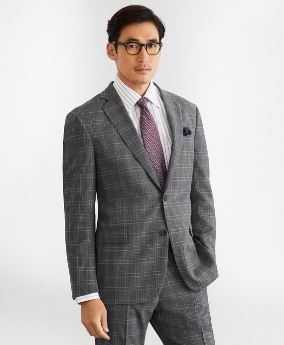 Regent Fit BrooksCool® Check Suit