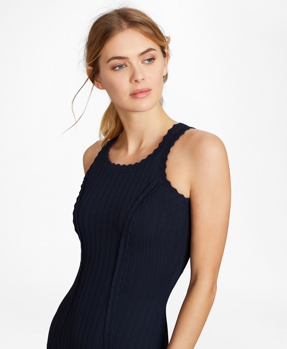 Rib-Knit Dress
