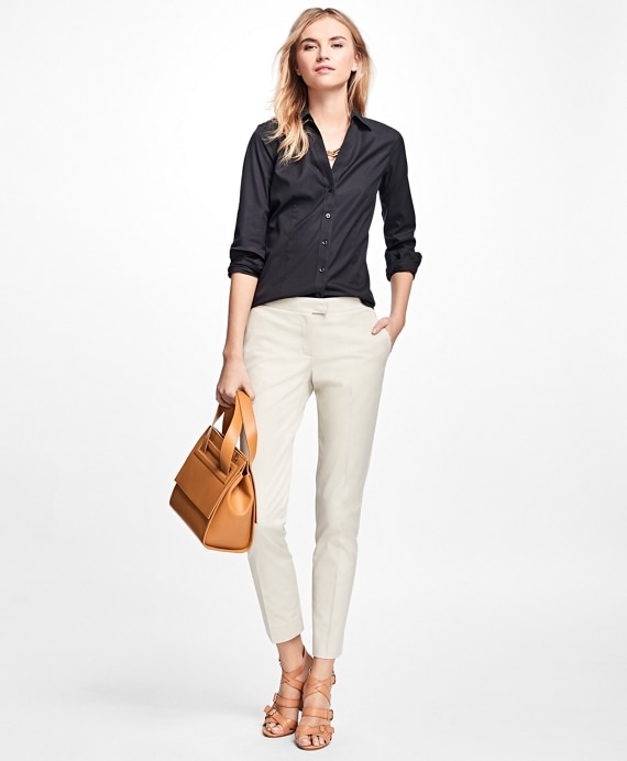 Petite Non-Iron Fitted Dress Shirt