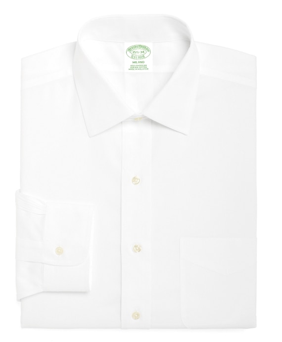 Milano Slim-Fit Dress Shirt, Spread Collar