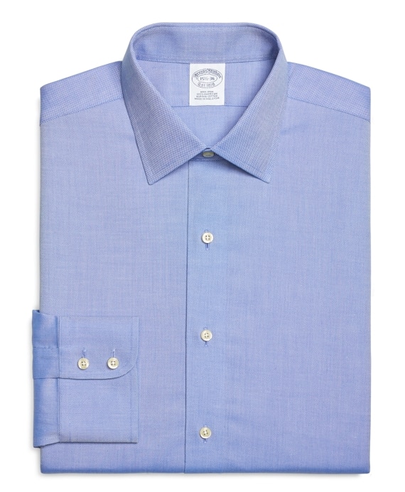Regent Fitted Dress Shirt, Non-Iron Royal Oxford