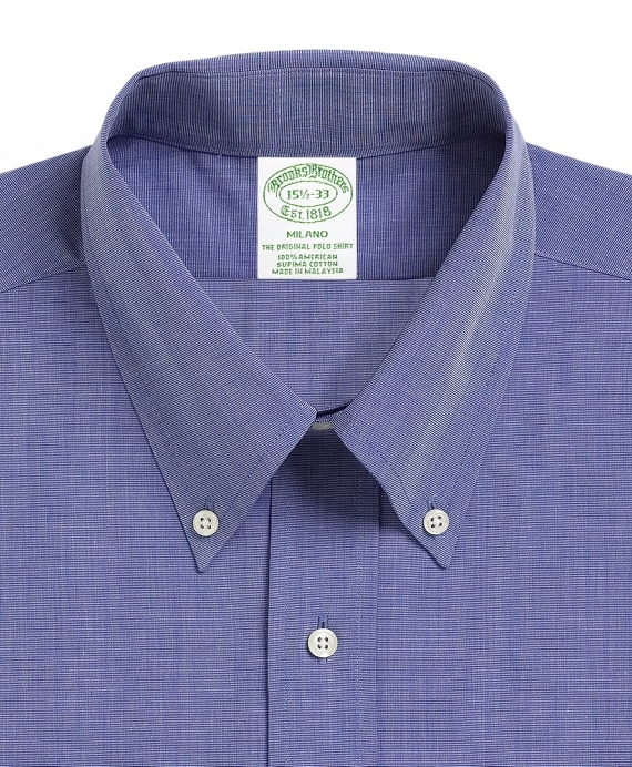 Milano Slim-Fit Dress Shirt, Button-Down Collar