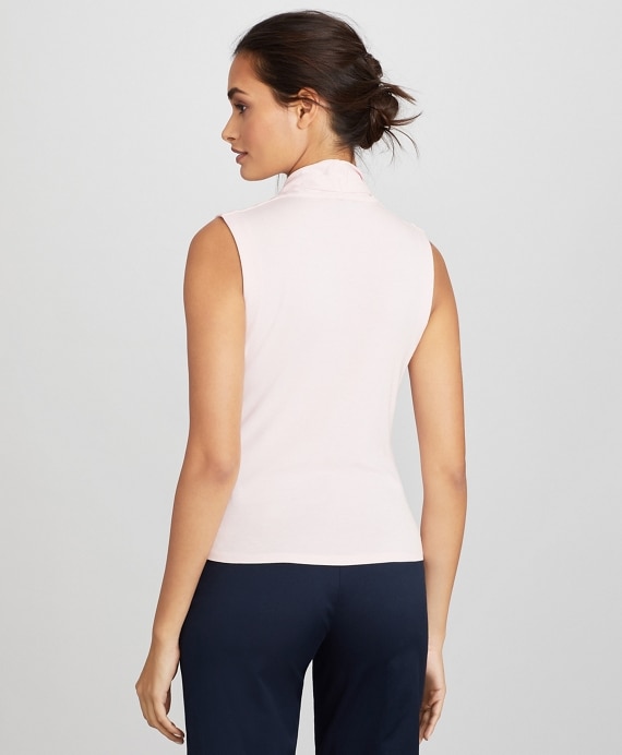 Jersey Faux Wrap Shell