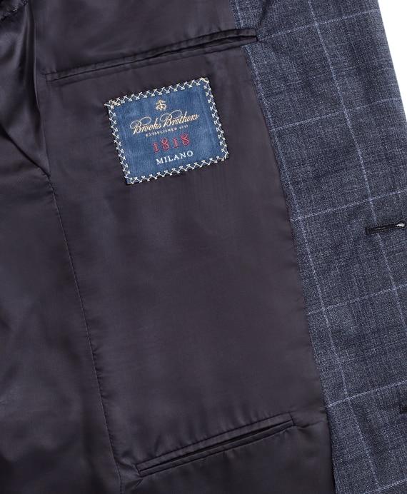 Milano Fit Plaid 1818 Suit