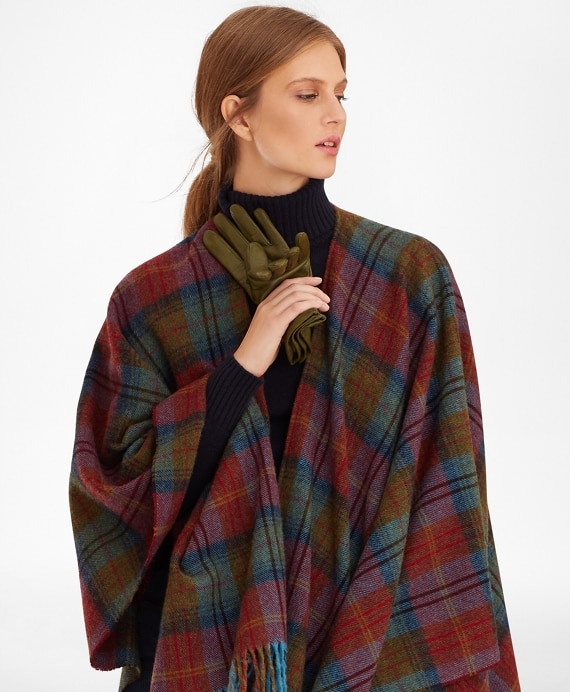 Tartan Wool Ruana
