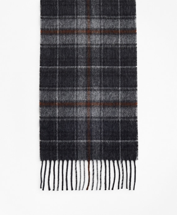 Grey Tartan Scarf