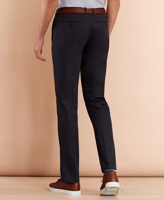 Stretch Cotton Twill Trousers