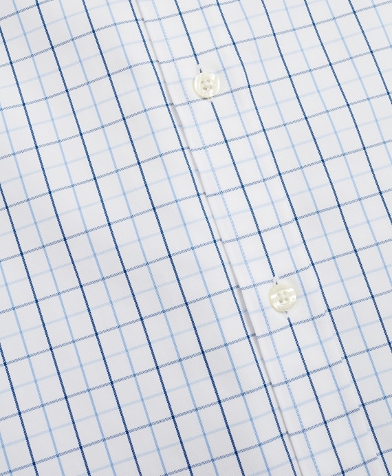 Stretch Regent Fitted Sport Shirt, Non-Iron Windowpane