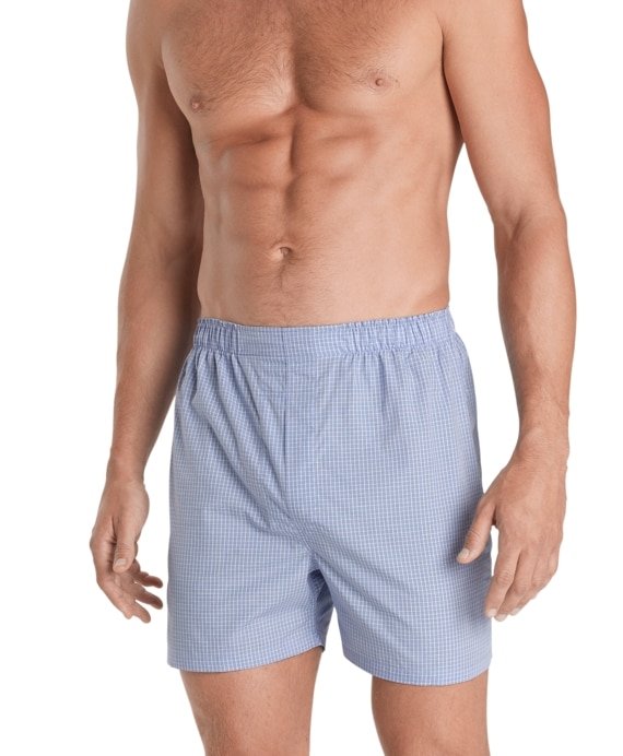 Slim Fit Mini Check Boxers