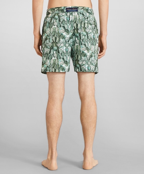 Montauk 6 Cactus Print Swim Trunks