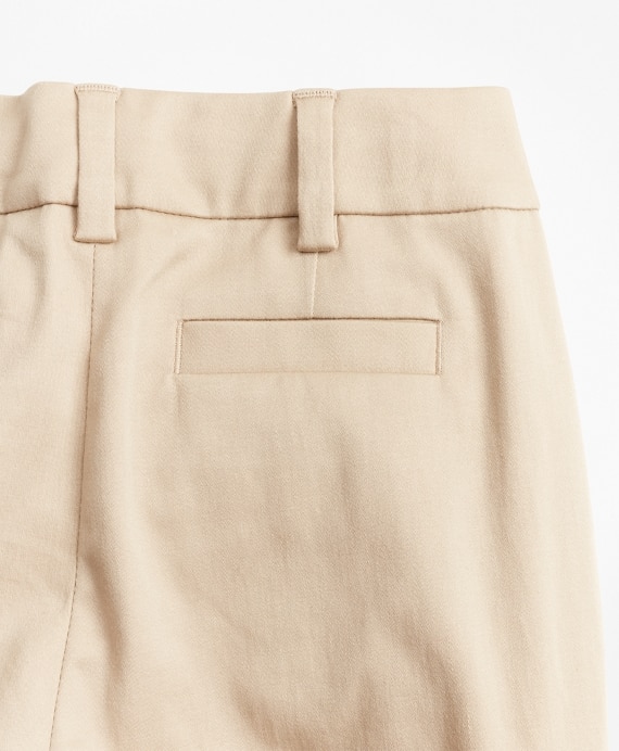 Girls Cotton Blend High Rise Ruffle Pants