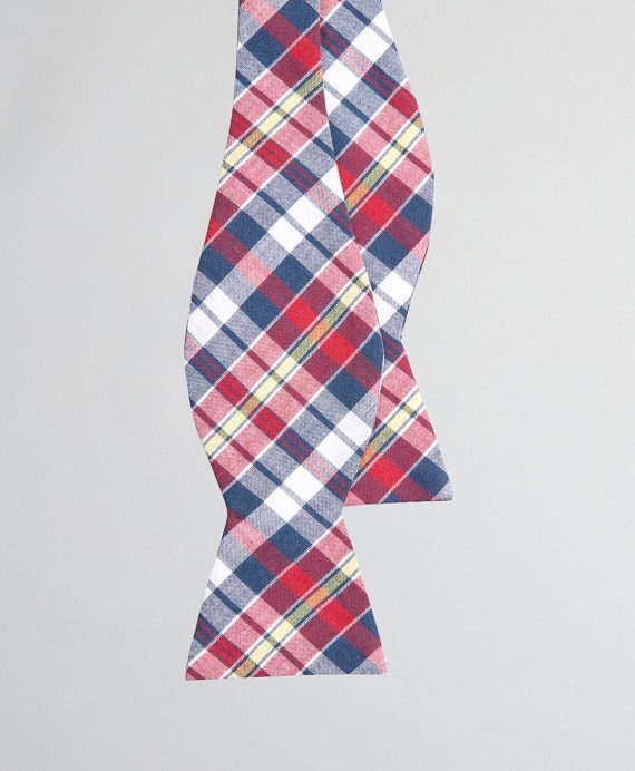 Red Madras Bow Tie