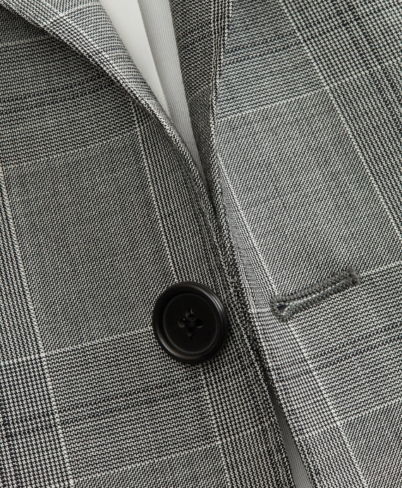Milano Fit Three-Button Plaid 1818 Suit