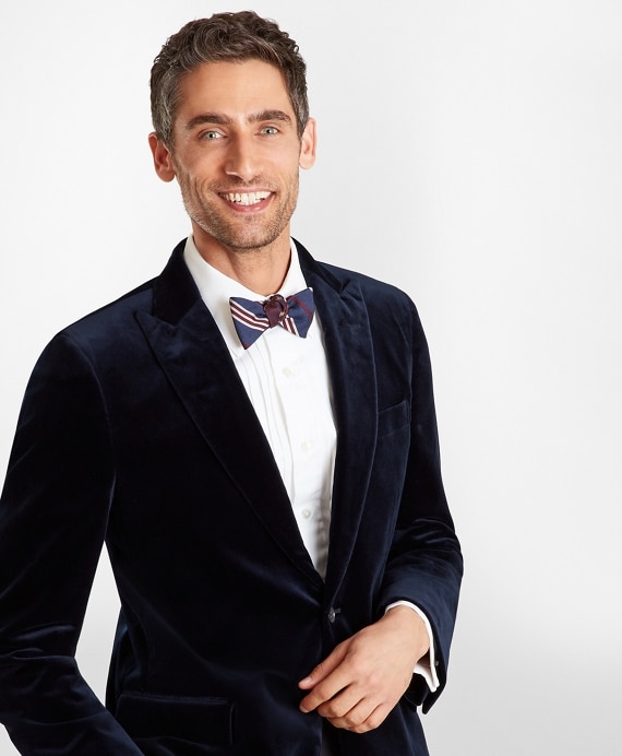 Madison Fit Velvet Tuxedo Jacket