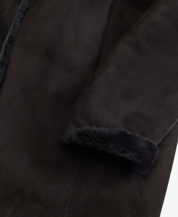 Shearling Cocoon Coat