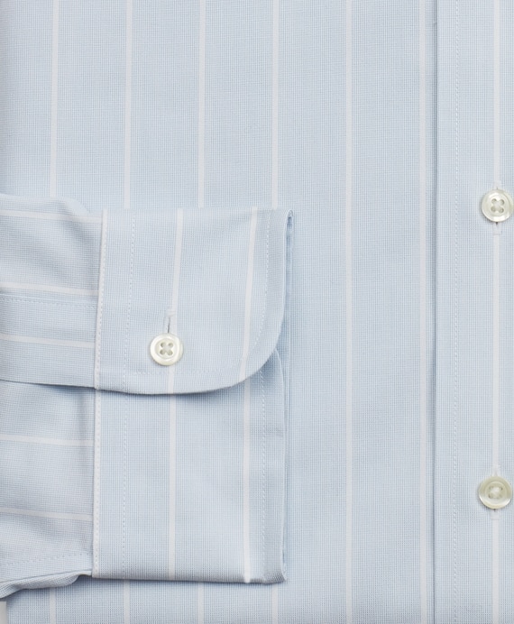 Stretch Regent Fitted Dress Shirt, Non-Iron Pinstripe