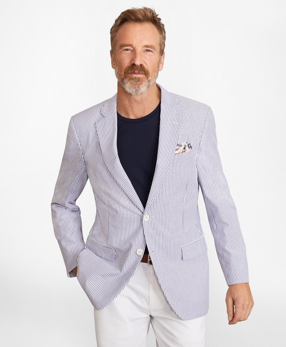 Madison Fit Stripe Seersucker Sport Coat