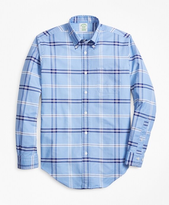 Milano Fit Oxford Windowpane Sport Shirt