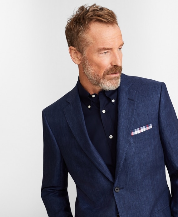 Madison Fit Linen Herringbone Sport Coat