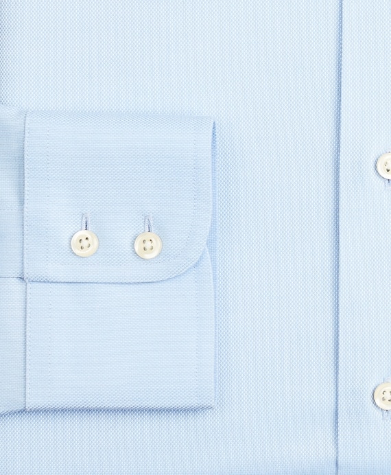 Stretch Milano Slim-Fit Dress Shirt, Non-Iron Royal Oxford Button-Down Collar