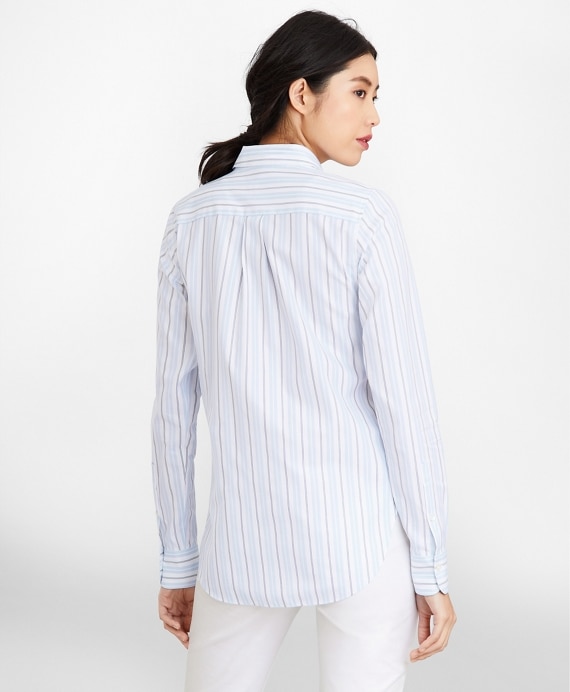 Classic-Fit Striped Cotton Dobby Luxury Shirt
