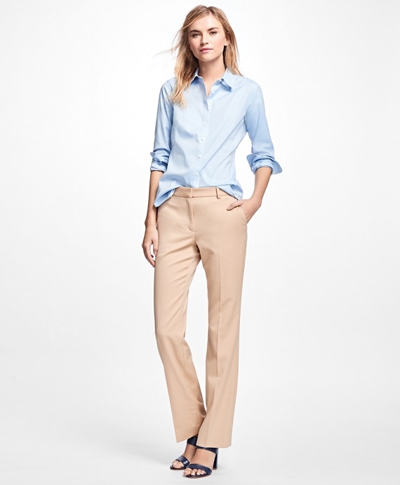 Petite Non-Iron Fitted Dress Shirt