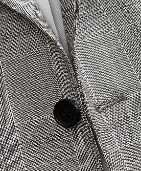 Madison Fit Three-Button Plaid 1818 Suit