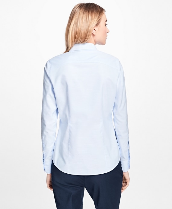 Petite Non-Iron Tailored-Fit Supima® Cotton Dress Shirt