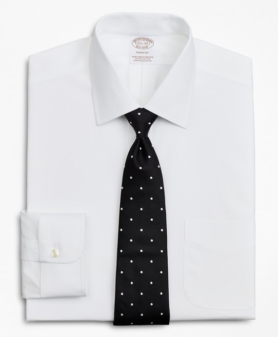 Stretch Soho Extra-Slim-Fit Dress Shirt, Non-Iron Poplin Ainsley Collar