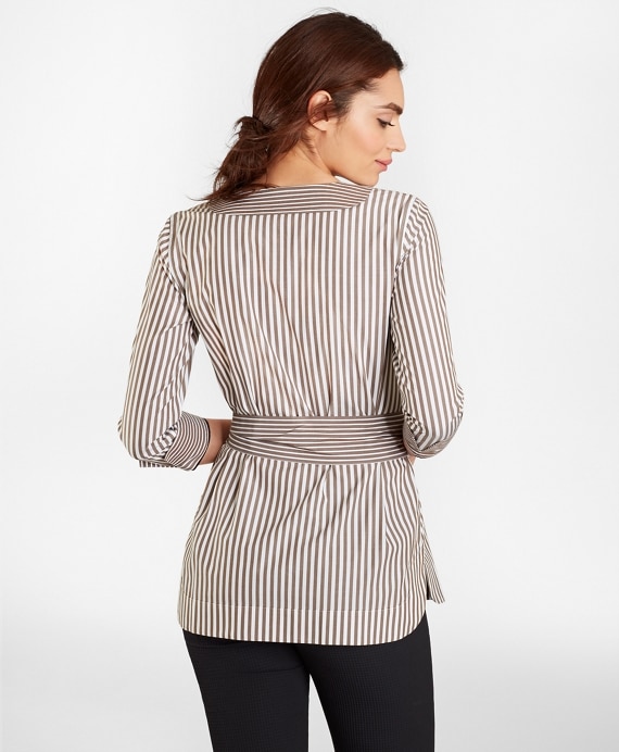 Non-Iron Striped Supima® Cotton Shirt