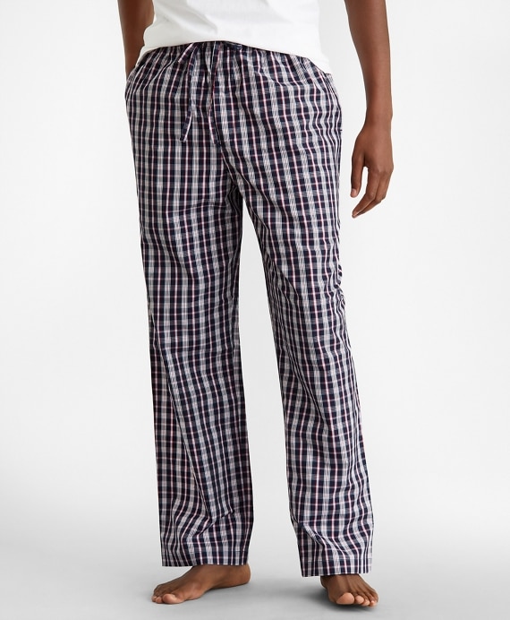 Double-Plaid Lounge Set