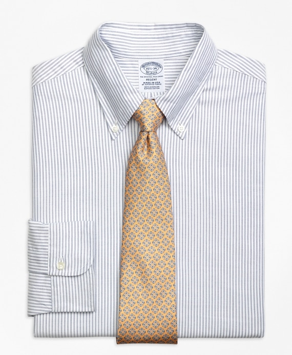 Original Polo® Button-Down Oxford Regent Fitted Dress Shirt, Bengal Stripe