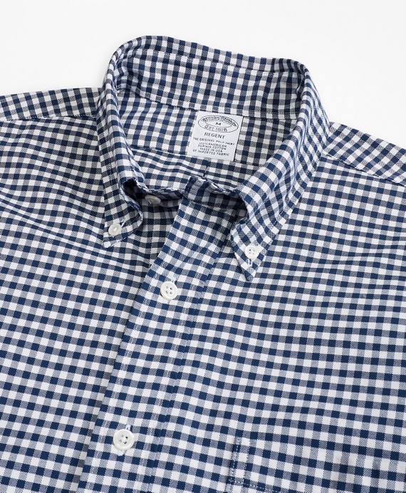 Regent Fit Oxford Gingham Sport Shirt