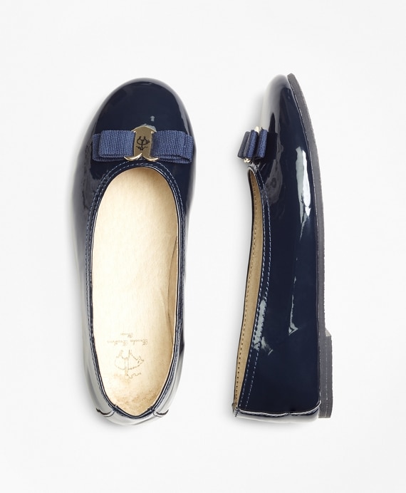 Girls Patent Leather Ballet Flats