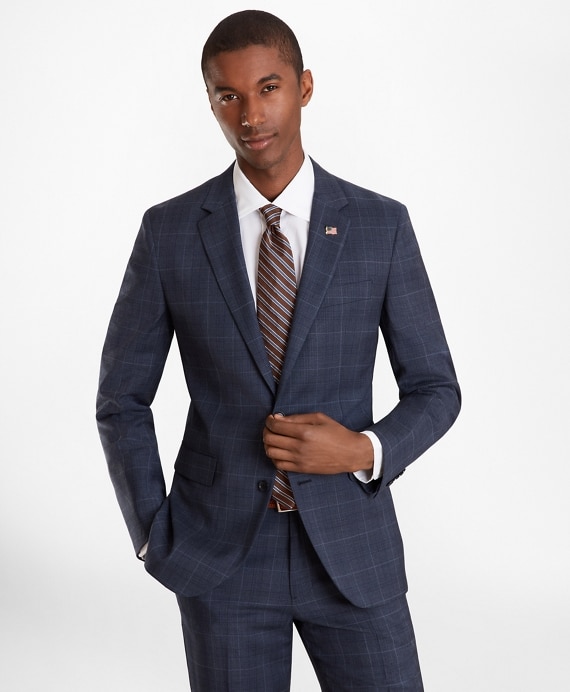 Milano Fit Plaid 1818 Suit