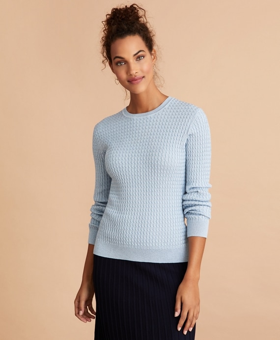 Shimmer-Knit Sweater