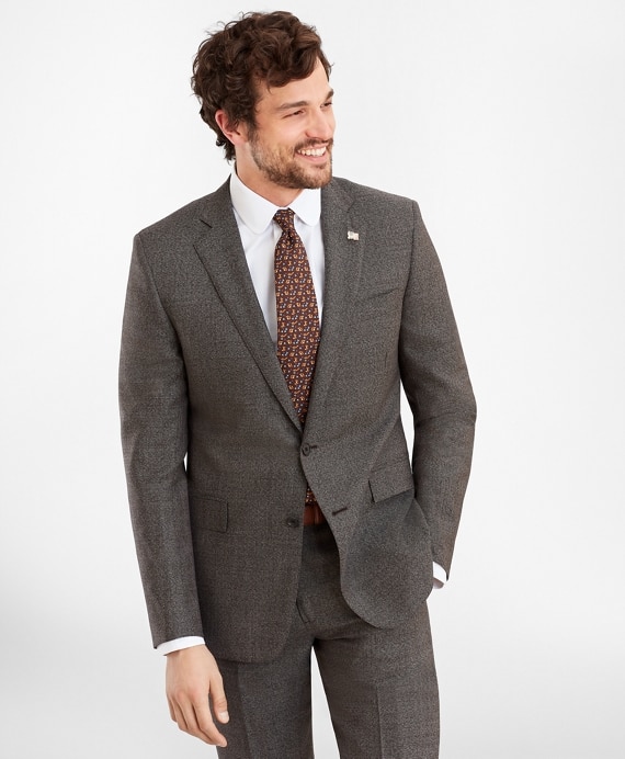 Regent Fit Two-Button Grey Black 1818 Suit