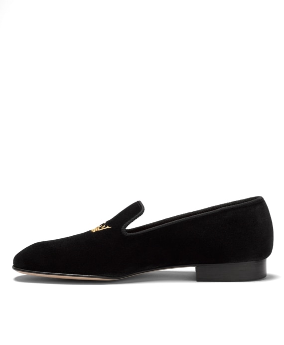 Velvet Crown Slippers