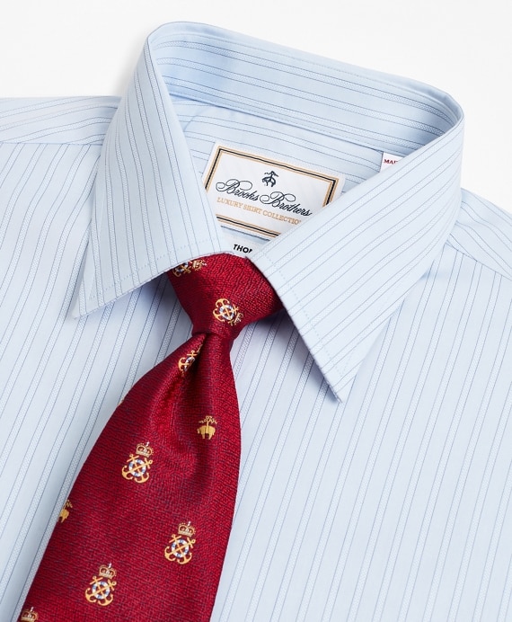 Luxury Collection Madison Classic-Fit Dress Shirt, Franklin Spread Collar Textured Stripe