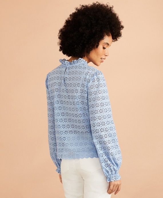 Cotton Eyelet Blouse