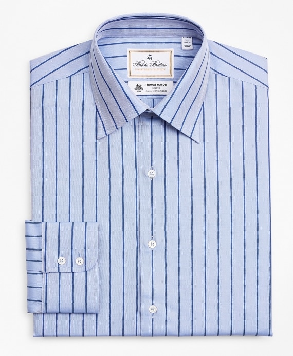 Luxury Collection Regent Fitted Dress Shirt, Franklin Spread Collar Herringbone Stripe