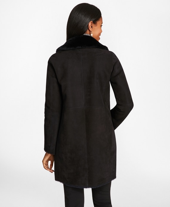 Shearling Cocoon Coat
