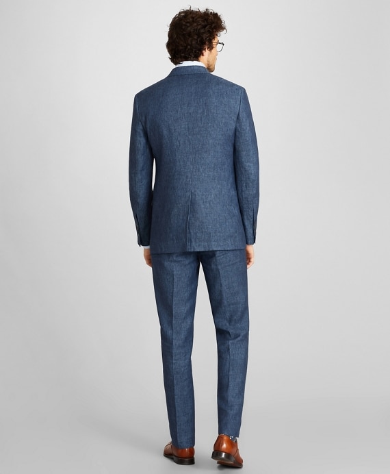Regent Fit Three-Piece Linen Suit