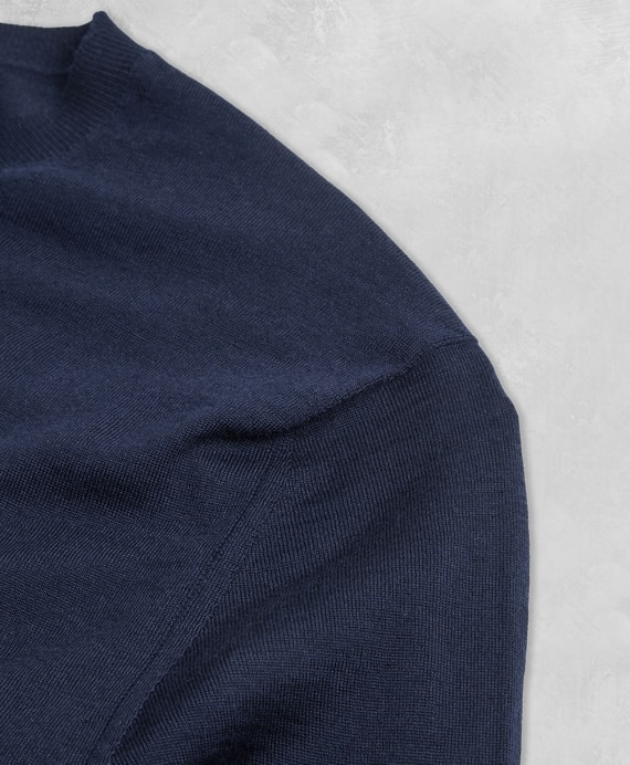 Golden Fleece® 3-D Knit Fine-Gauge Merino Crewneck Sweater