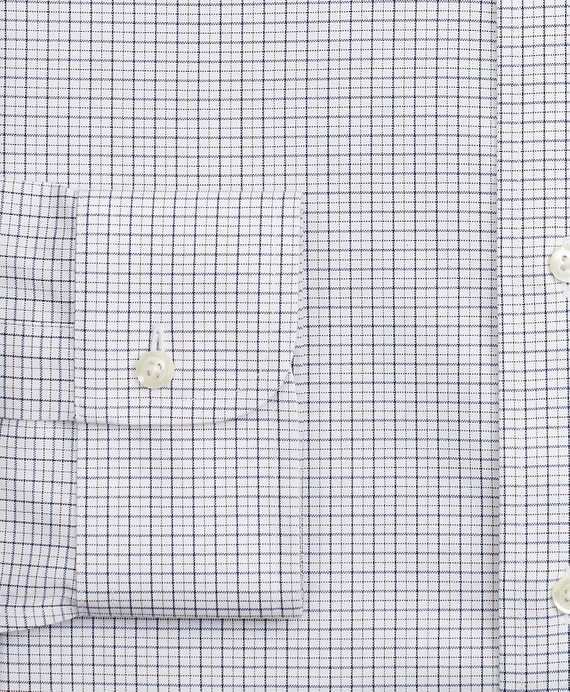 Stretch Madison Classic-Fit Dress Shirt, Non-Iron Grid Check