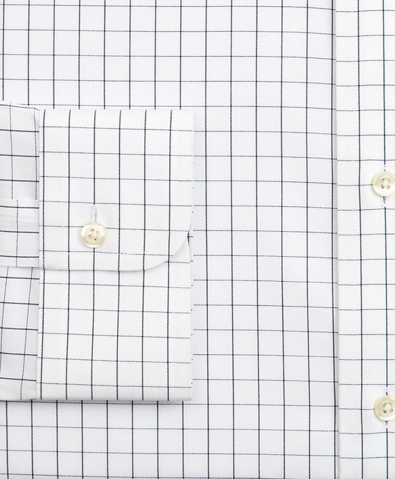 Stretch Madison Classic-Fit Dress Shirt, Non-Iron Windowpane