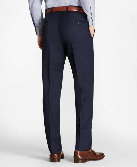 Regent Fit Saxxon™ Wool Bead Stripe 1818 Suit