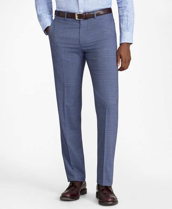 Regent Fit BrooksCool® Subtle Plaid Suit