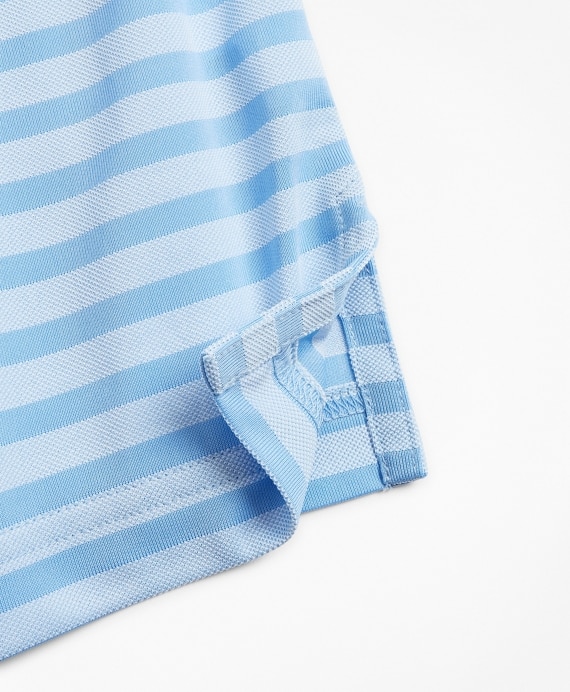 Performance Series Textured Stripe Polo Shirt