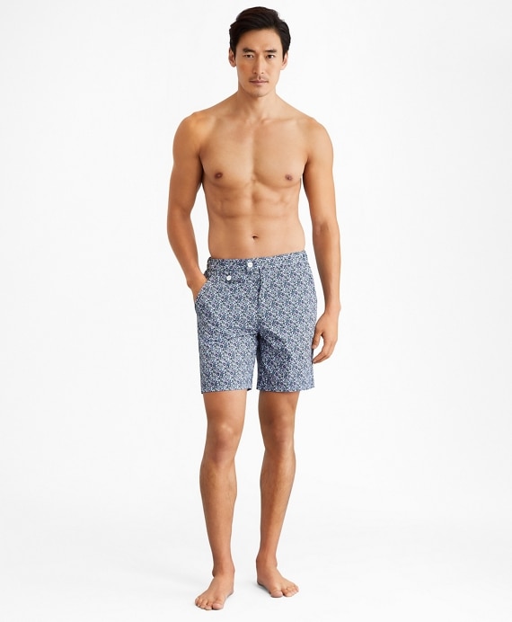 Newport 7 Floral Print Swim Trunks